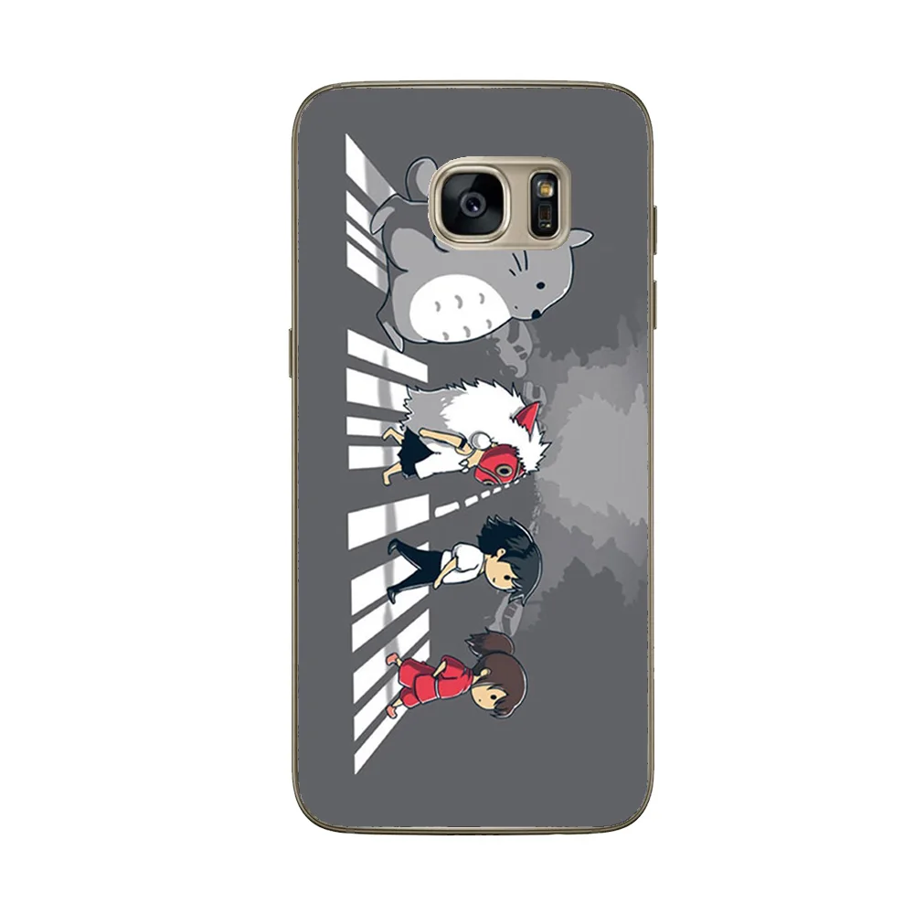 Cute Totoro Spirited Away Studio Ghibli Soft Silicon Phone Case Cover For Samsung S6 S7 Edge S8 S9 Plus A3 A5 A6 A7 A8 A9 Star |