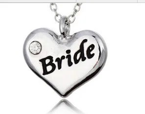 Модное простое украшение N234 ожерелье с надписью невесты дружбы | Украшения и