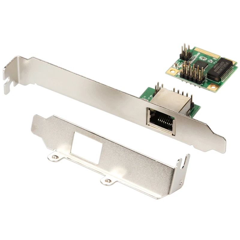 Сетевая карта mini PCIe 1 / 2 порта Gigabit Ethernet для Mini ITX PCI e к адаптеру RJ45 10/100/1000 контроллер