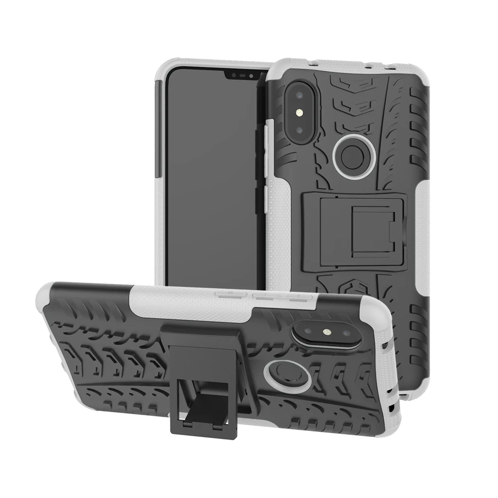 white Для Xiaomi 5S Mi5 плюс 5X двойной Слои чехол из ТПУ+ корпус Противоударная задняя обложка для Redmi Note 3, 4, 5, 6, 4X 5A 6X A2 S2 Y2 6A 6 Pro - Цвет: white