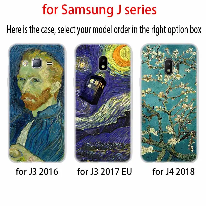Чехол для телефона мягкий чехол Samsung Galaxy J6 J8 J3 J5 J7 J4 Plus 2018 2016 2017 EU Prime Pro Ace j610 Doctor who van