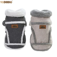 winter clothes for small dogs padded warm soft dog coat jackets fleece collar chihuahua french bulldog pet clothing s 2xl