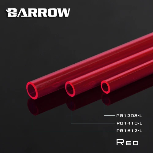 Barrow PG1612 / PG1410 PG1208 500 мм PETG Твердые трубки высокого качества светопропускание 12x8 14x10