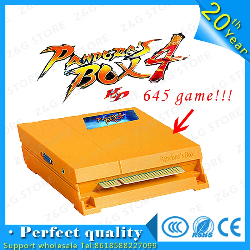 Pandora Box 4 HD 645 в 1 игровая доска Jamma Mutli оригинальная коробка Pandora's Аркада 4|pandora box