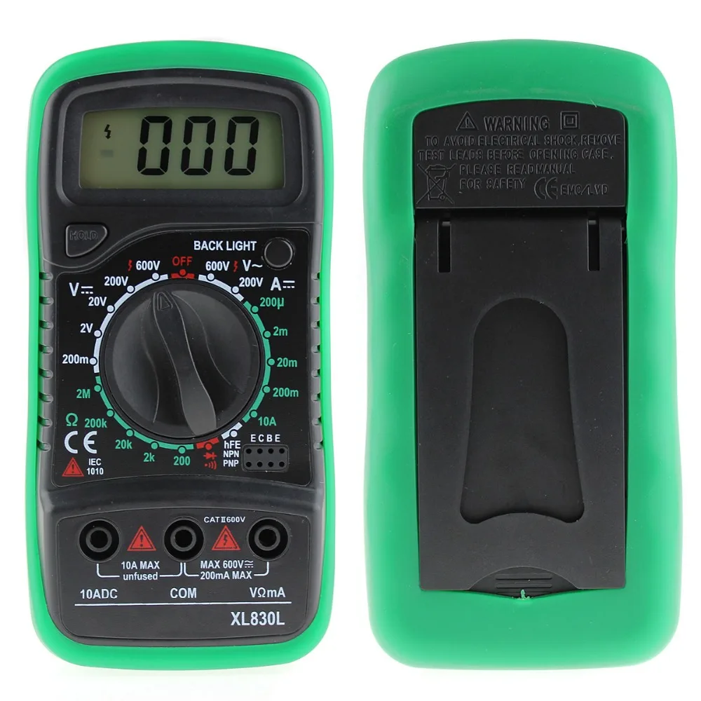 New XL830L LCD Digital Multimeter Current Voltage Resistance Transistor Temperature Tester Meter Multimetro SA723 T40 | Инструменты