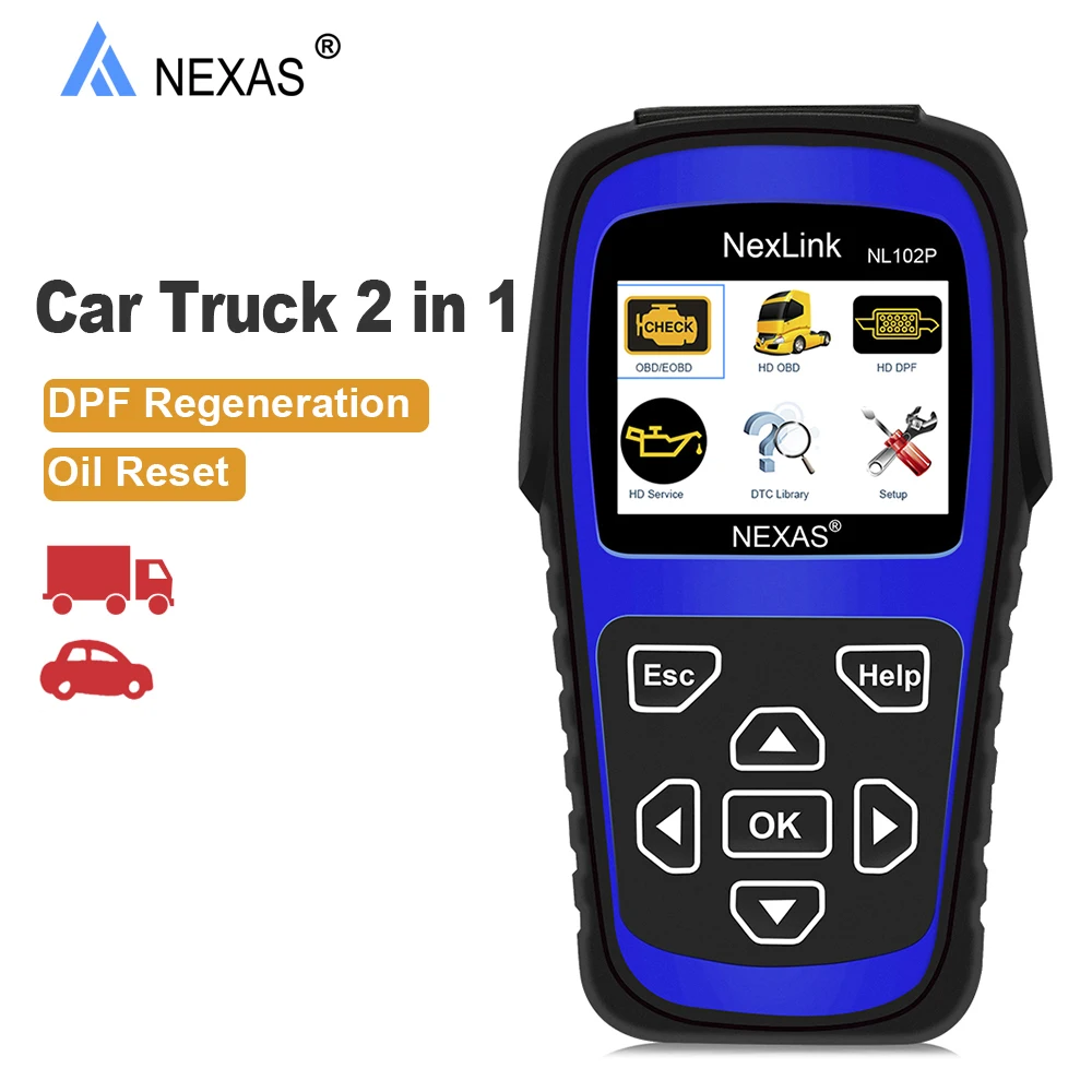 Диагностический сканер Nexas NL102P диагностический инструмент для тяжелых
