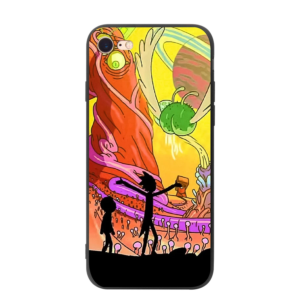 YIMAOC Рик и Морти Мягкий силиконовый чехол для iPhone 11 Pro XS Max XR X 8 7 6 6S Plus 5 5S se - Цвет: 7