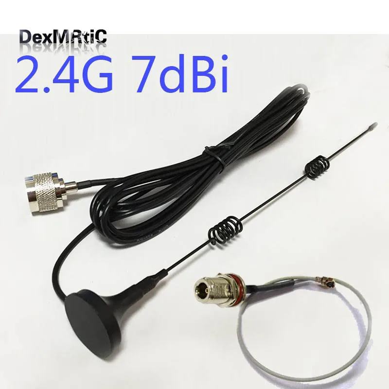 Антенна Wifi 2 4G 7dbi с высоким коэффициентом усиления разъемом Omni N усиление сигнала +