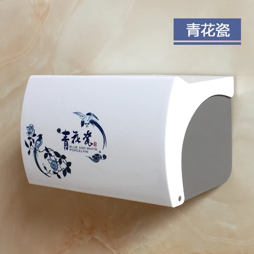 G Toilet Paper Holder Plastic Acrylic Waterproof Toilet Roll Holder Box Free Stiletto Creative Door Paper Towel Box - Цвет: G