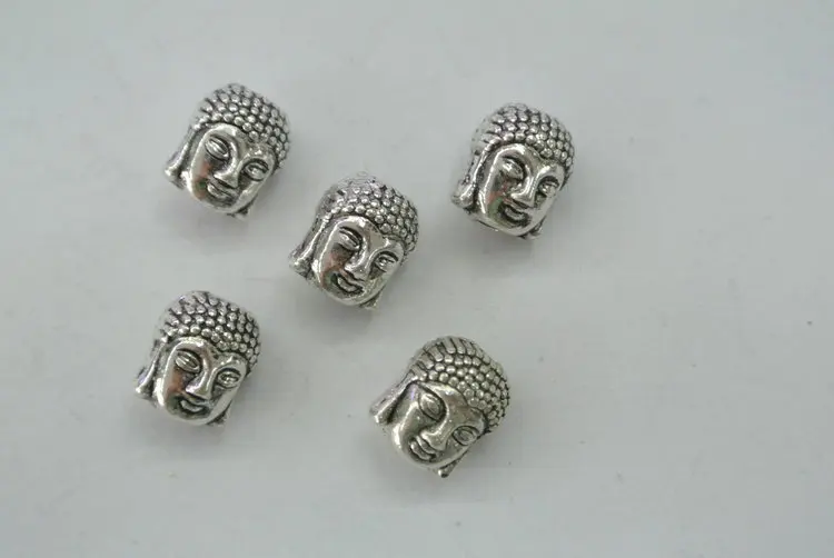 2 шт./Лот двусторонняя металлическая деталь 8 х10 мм|metal spacer|buddha headloose beads |