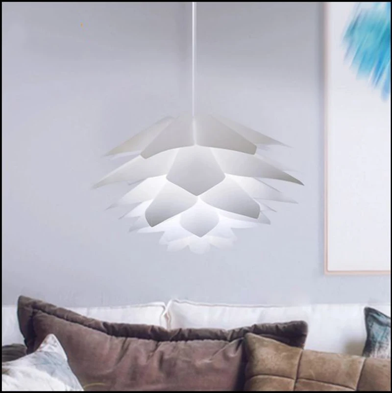 55cm Lotus Pendant Lights Shade E27 Four - color Ceiling Decorative LED Cord | Лампы и освещение