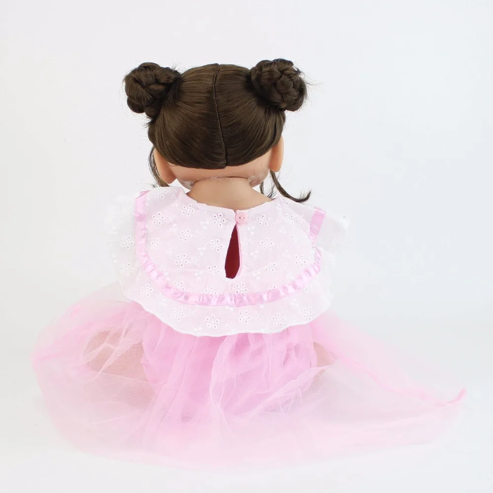 

BZDOLL 55cm Full Vinyl Silicone Reborn Baby Doll Lifelike Princess Toddler Children Growth Partner Girl Bonecas Alive Bebe Gift