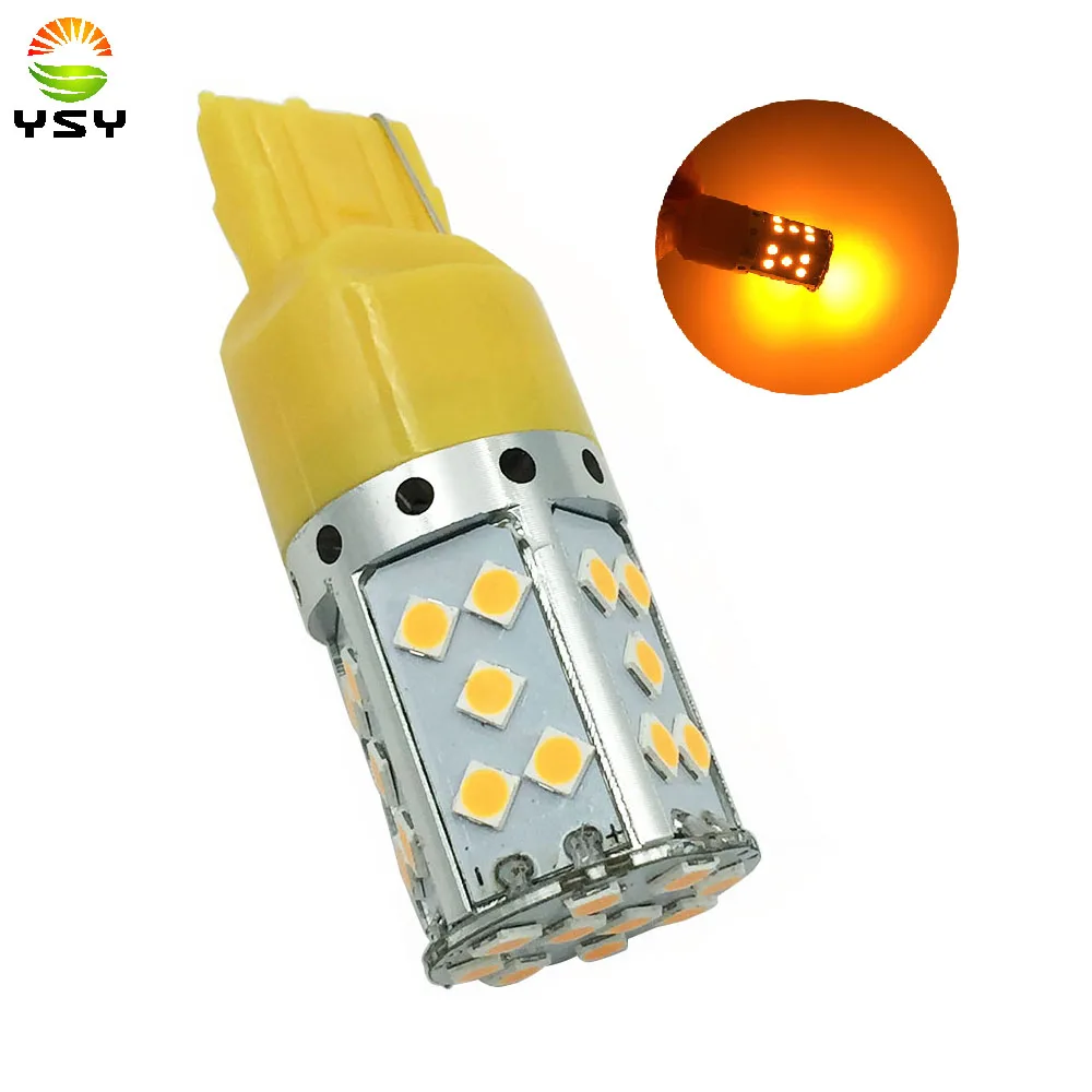 YSY 4X1156 BA15S PY21W автомобильный Canbus токарный сигнальный фонарь T20 7440 P21W 3030 35SMD
