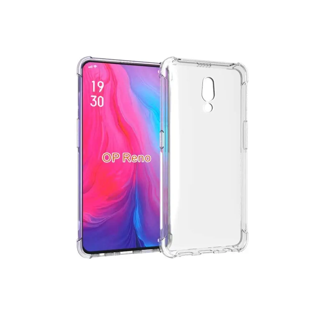 Protection Transparent TPU Silicone For OPPO Realme 3 Pro Reno10x Zoom Version Reno F11 F9 Shockproof |