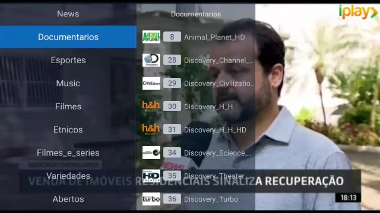Iplay plus APK для всех устройств android с бразильским португальский ТВ Интернет-потоковой коробкой Live HD Filmes на 24 часа бесплатного теста