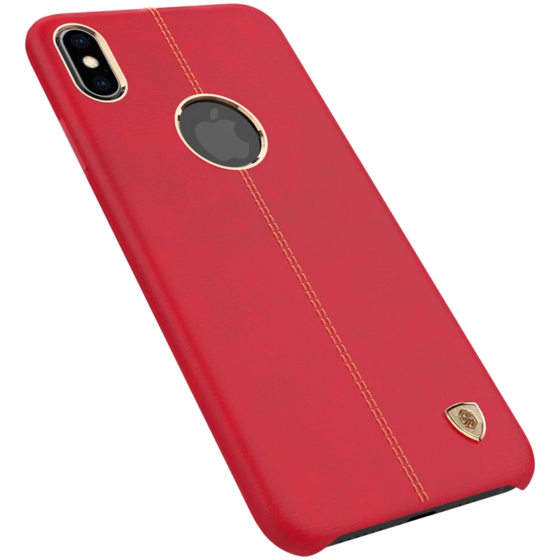 Чехол для Apple iPhone Xs Max Xr NILLKIN Englon Series кожаный чехол Винтажный элегантные чехлы на