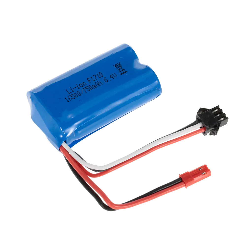 Lipo батарея 6 4 V 750mAh литий ионная аккумуляторная для WLtoys A959 A A979 RC багги