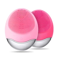 silicone facial cleansing brush with gentle exfoliation and sonic cleansing electric facial pad waterproof rotating skin cleanse