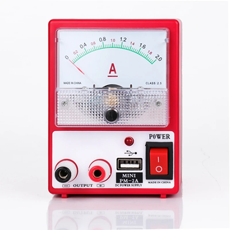 

PM-2A Mini Maintenance Power Mobile Phone Repair Tools DC Power Supply Ammeter 5V 2A USB Power Source Short Circuit Protect