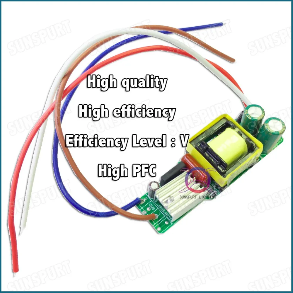 5 шт. изоляция 36 Вт AC85-277V светодиодный драйвер 6-12x3 900mA DC18-40V PF СВЕТОДИОДНЫЙ Источник Питания постоянный ток Светодиодный лампа