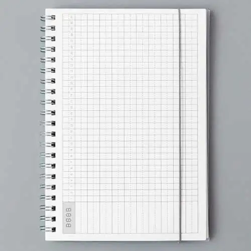 Monthly plan Записные книжки повесток планировщик дневник Еженедельный Органайзер, скрепленный спиралью либрета А5 записные книжки ежемесячный крафт-бумага расписание Filofax - Цвет: Monthly plan
