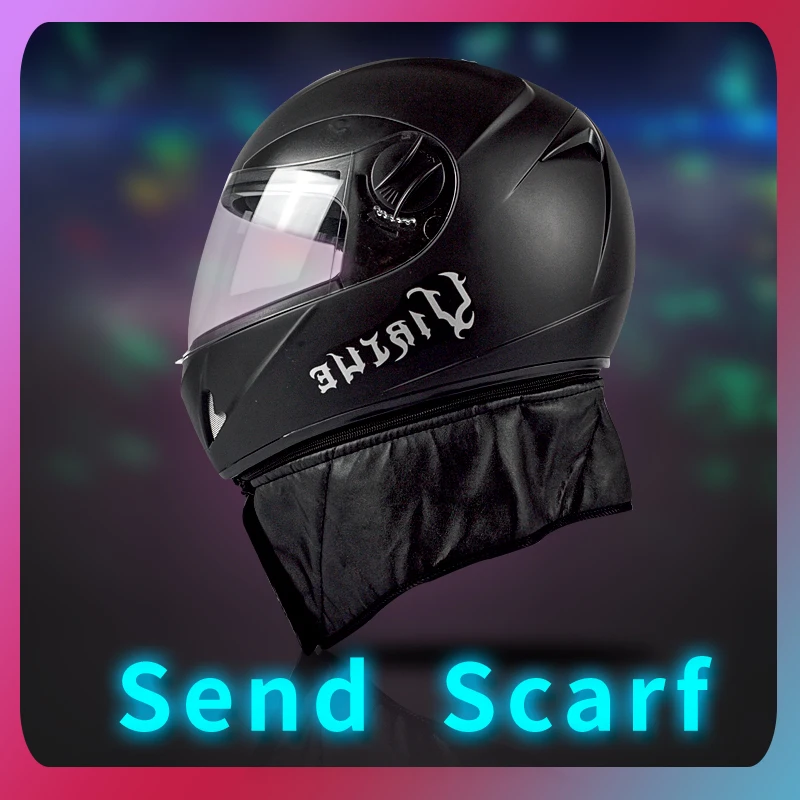 Send Scarf VIRTUE Heating Electric Motorcycle Double Lens Winter Helmets All Seasons General Safety Cap for Men and Women | Автомобили и