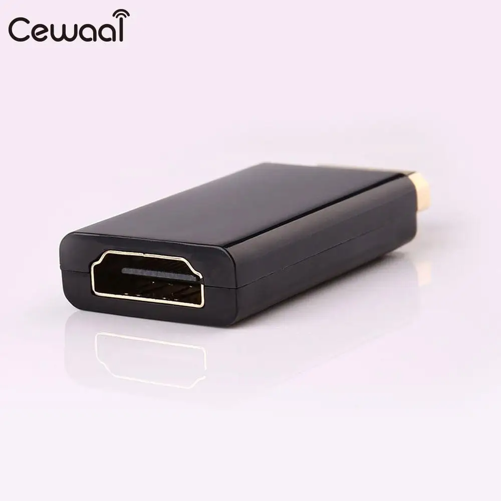 Адаптер дисплея порт к HDMI черный штекер и игрушечный преобразователь женскому