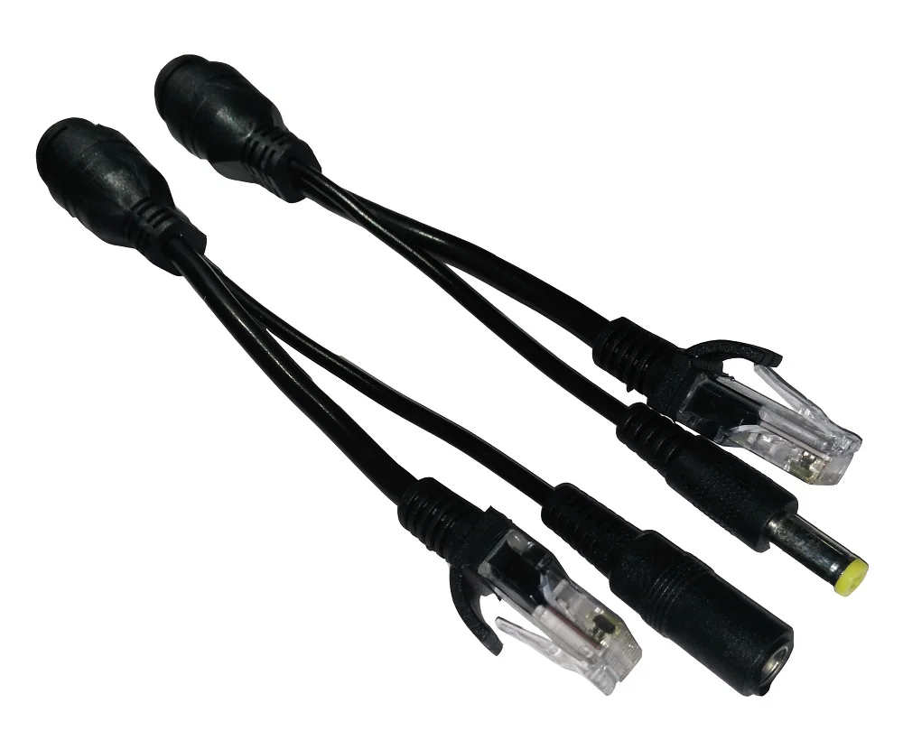 Diske лента экранированный POE кабель адаптер сплиттер инжектор питания Модуль 12-48 В