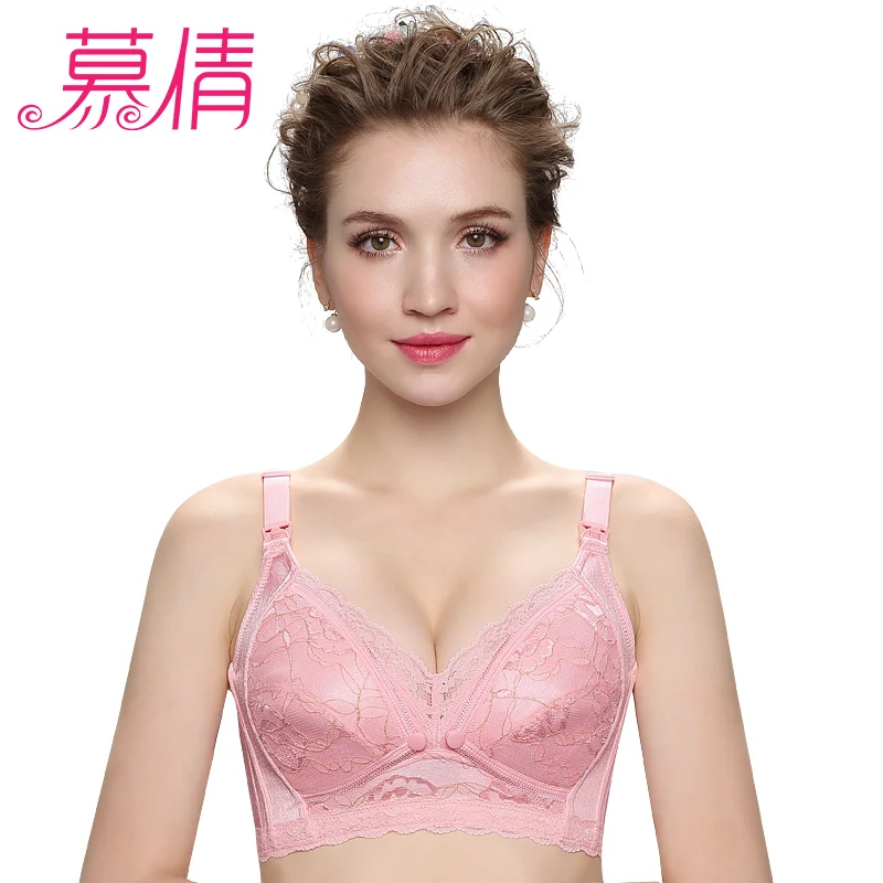 Best Selling nursing bras Lace cotton plus size bra for women pregnancy mother breastfeeding materity clothes | Мать и ребенок