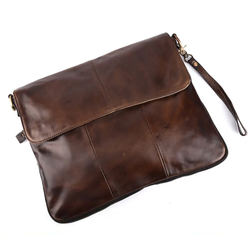 Мужская сумка слинг через плечо из натуральной воловьей кожи|bag genuine|shoulder bagscross body