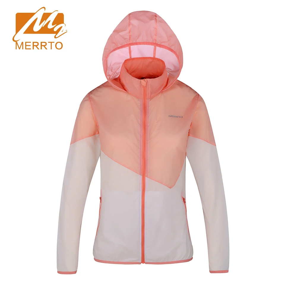 Merrto outdoor Women's ultra-light Sports Skin Jackets Waterproof Windproof Sun-Protective Outwear Anti-UV Thin section coat | Спорт и