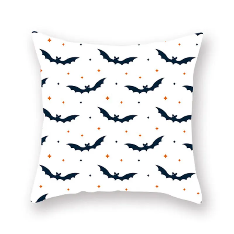 New orange pumpkin geometric Halloween pillowcase digital printing car office sofa home decoration cushion cover pillow45*45cm | Дом и сад