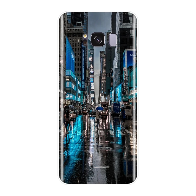 Задняя крышка для Samsung Galaxy S5 S6 S7 Edge S8 S9 Plus мягкий силиконовый чехол телефона с