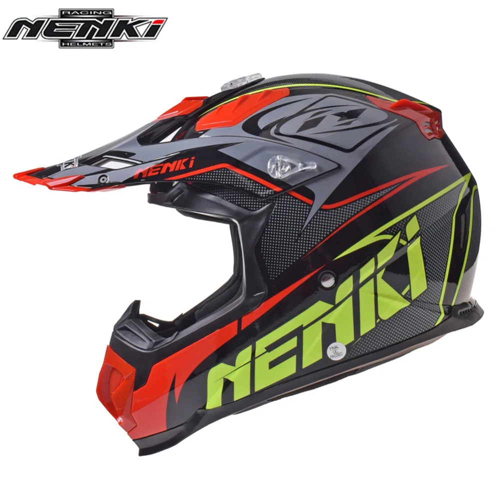 Мотоциклетный шлем NENKI MX мотоциклетный для езды по бездорожью горный велосипед