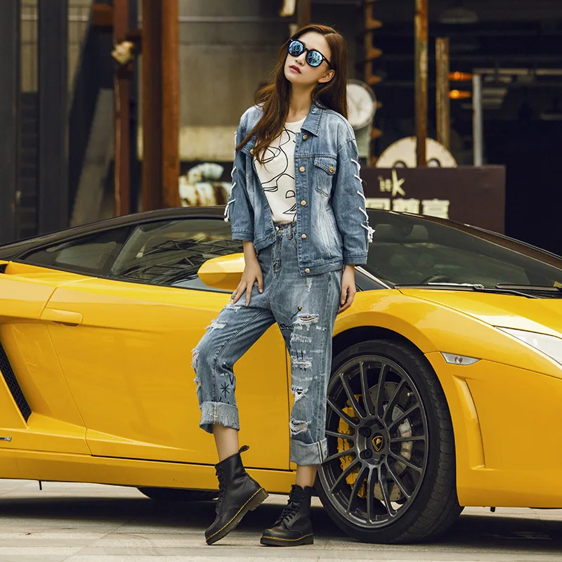 Женские ботинки Новинка 2017 года Брендовая обувь в британском стиле классические