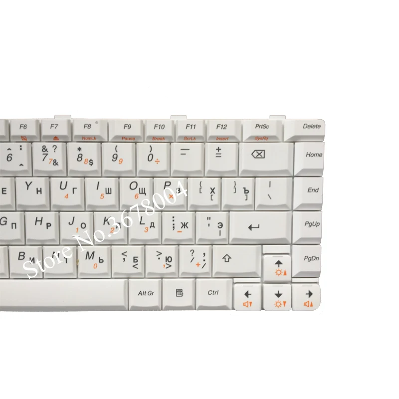 Новая русская клавиатура для LENOVO Ideapad Y650A Y650 Русская ноутбука белая|ru keyboard|laptop