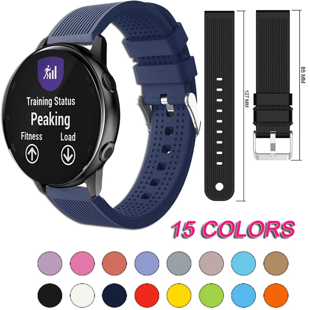 Силиконовый браслет ремешок для Garmin Forerunner 645 Смарт-часы сменный спортивный