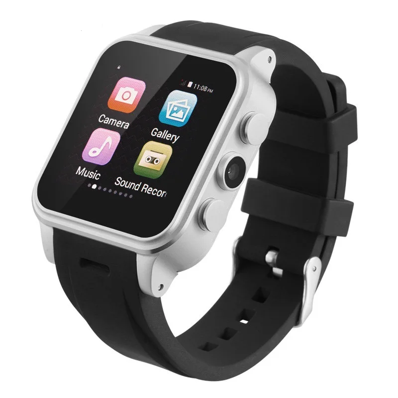 Новый X02S Android Smart часы MTK6572 с SIM карт памяти Поддержка Facebook WhatsApp 3G Wi-Fi gps