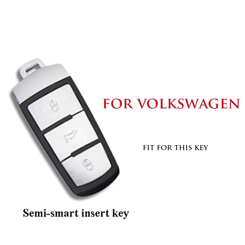 Чехол для автомобильного ключа из натуральной кожи Volkswagen VW Golf 4 5 6 7 Mk7 Passat B5 B6 B8 B7 Polo