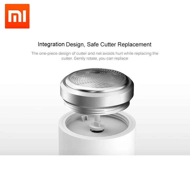 XIAOMI WHITE ED1 электробритва с умным управлением, usb зарядка, электрическая бритва, блокирующая защита IPX7, водонепроницаемая для мужчин