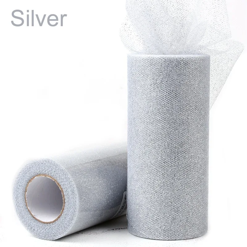 Silver Золотая свадебная настольная дорожка Frigg, 25 ярдов, тени с металлическим блеском, тюлевые рулоны для дня рождения, декоративные рулоны для стола, домашний декор - Цвет: Silver