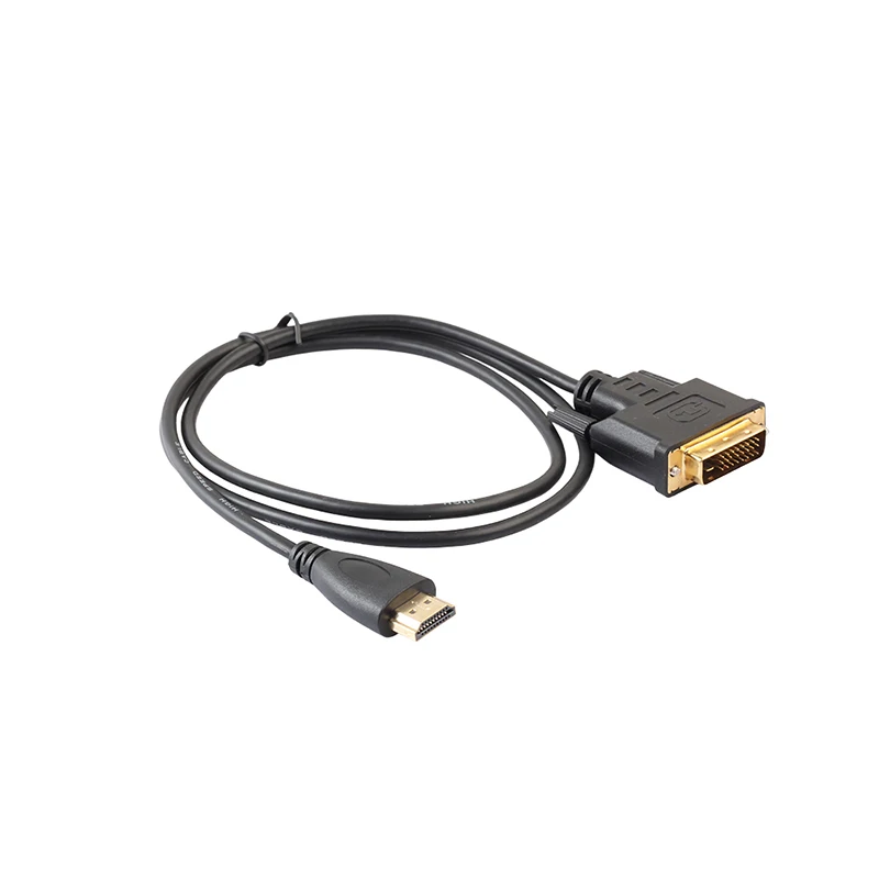 1M 1.8M 3M 5M High Speed HDMI to DVI24+1 Cable Support 3D 1080P HDMI1.4 cable for HD TV computer | PC Hardware Cables &amp Adapters
