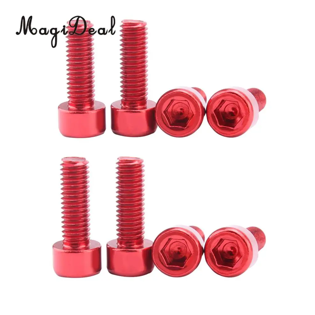 MagiDeal 8Pcs Aluminum Alloy Bolts Bicycle Water Bottle Cage Screws | Дом и сад