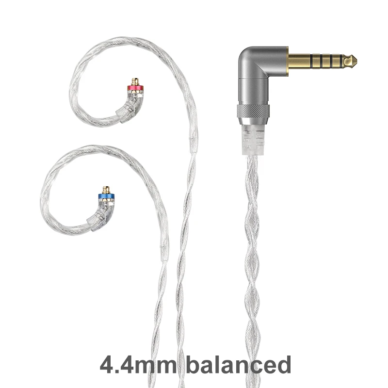 LC-4.4D FiiO LC-2.5D LC-3.5D LC-4.4D высокой степени чистоты монокристаллический стерлингового серебра Litz кабель для наушников для F9 PRO FH1 M11 LC 3.5D - Цвет: LC-4.4D