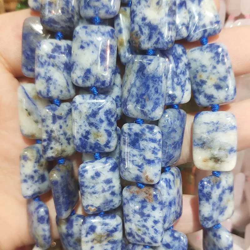 Sodalite Натуральный камень ожерелье Агаты ожерелье с кварцевым камнем 24 цвета на выбор 13*18 мм 18 дюймов - Окраска металла: Sodalite