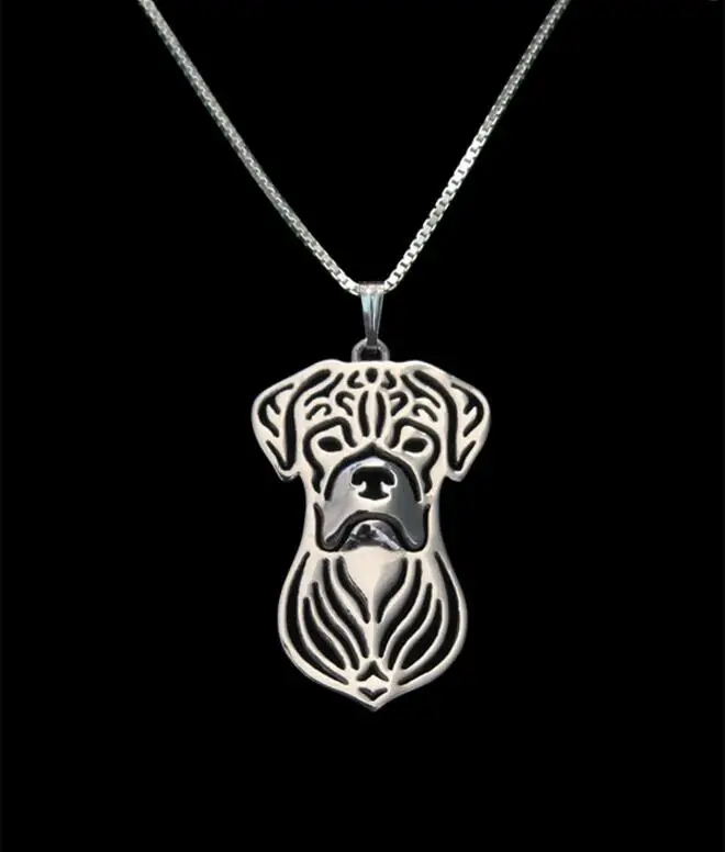 Новейшее уникальное ожерелье ручной работы с кулоном-боксером Женское