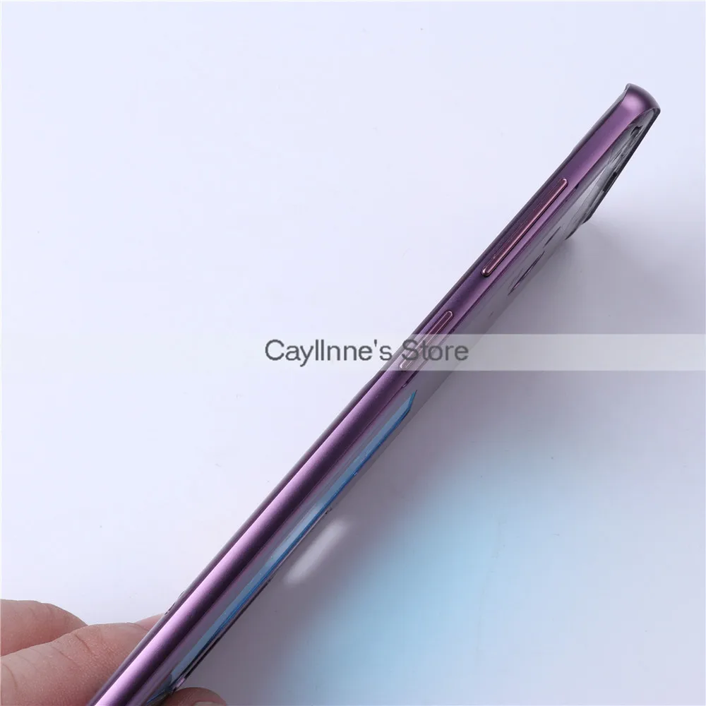 S9 G960 для samsung galaxy S9 plus G965 средняя рамка средняя пластина Корпус Шасси с боковыми кнопками комплект Замена