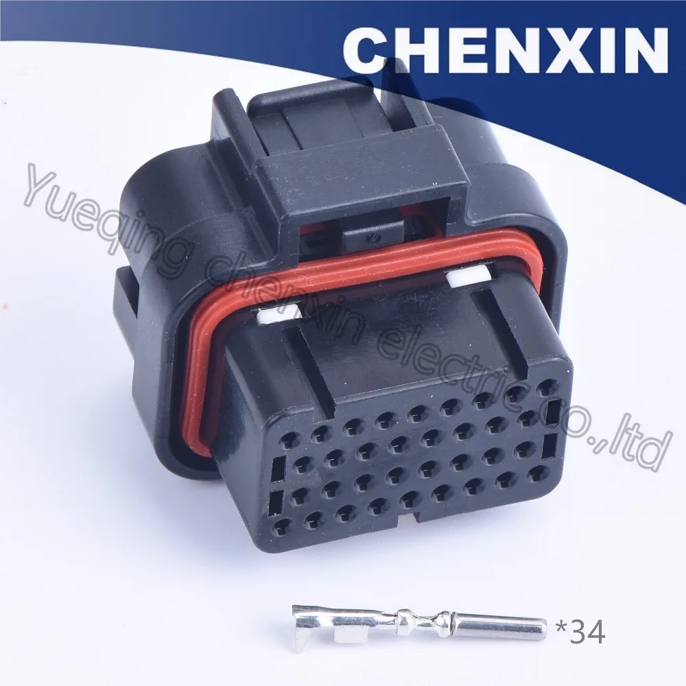 

Корпус коннектора 34 Pin автомобильный Соединительный компьютерный разъем автомобильный масляный газовый разъем 4-1437290-0