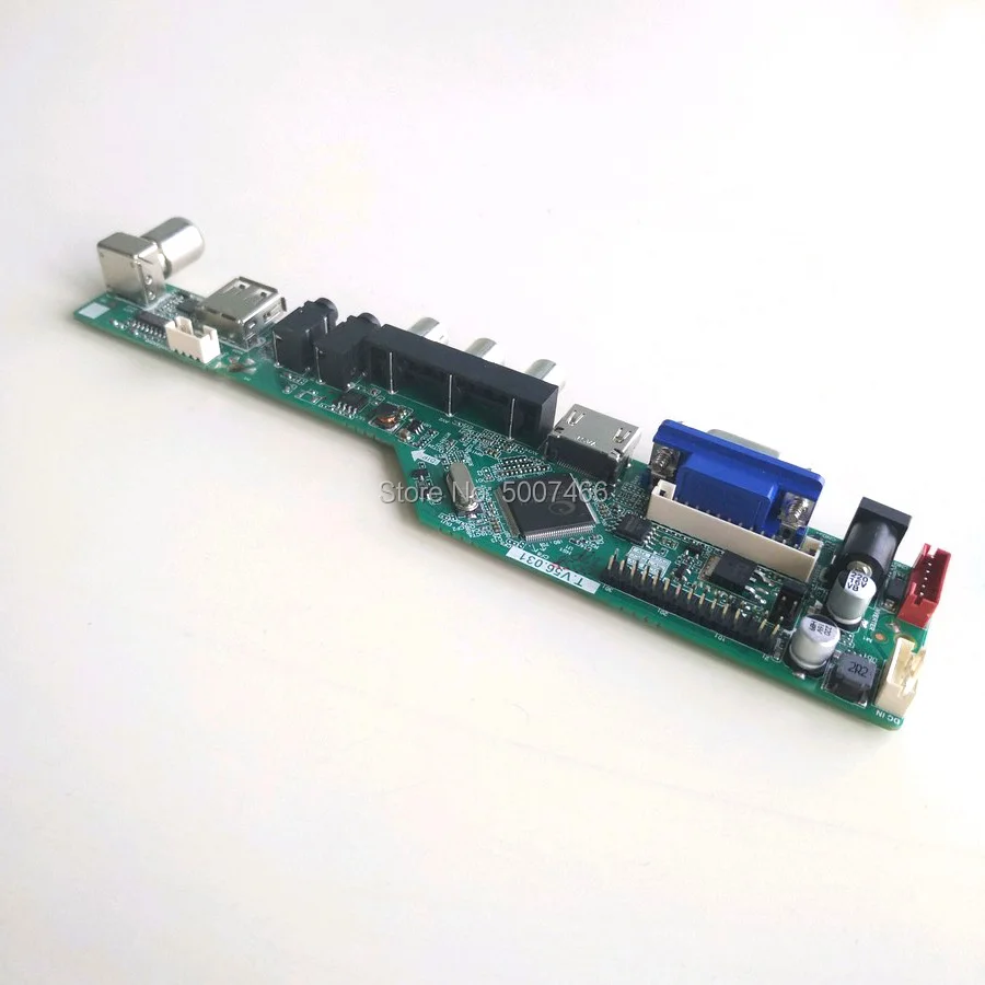 Для LP156WH4-TLA1 15," ЖК-экран для ноутбука 1366*768 40-pin LVDS WLED HDMI/VGA/AV/Аудио/RF/USB TV56 контроллер драйвер платы комплект