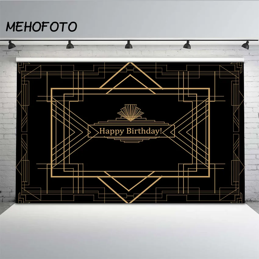 MEHOFOTO день рождения фотографии фоны Гэтсби Вечерние Декорации фото фон для фото стенд фотографии